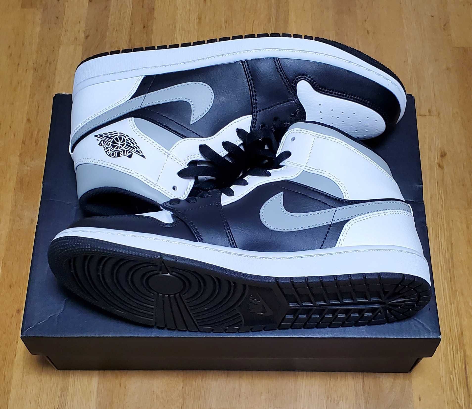 NIKE AIR JORDAN 1 MID "WHITE SHADOW"