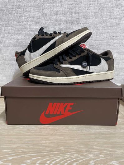 Travis Scott × Nike Air Jordan 1 Low OG SP-T "Black/Dark Mocha"