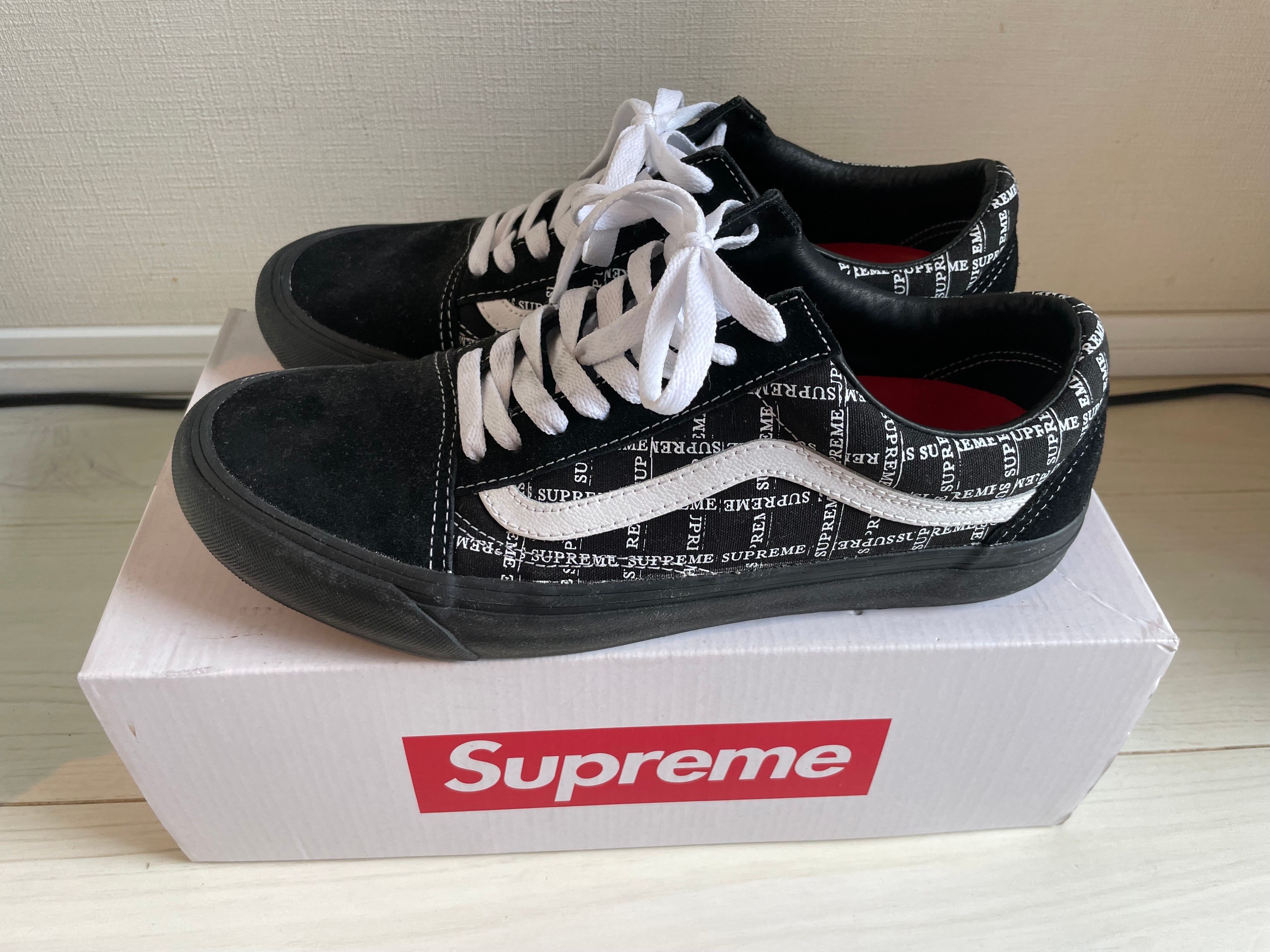 Supreme × Vans Old Skool "Black"