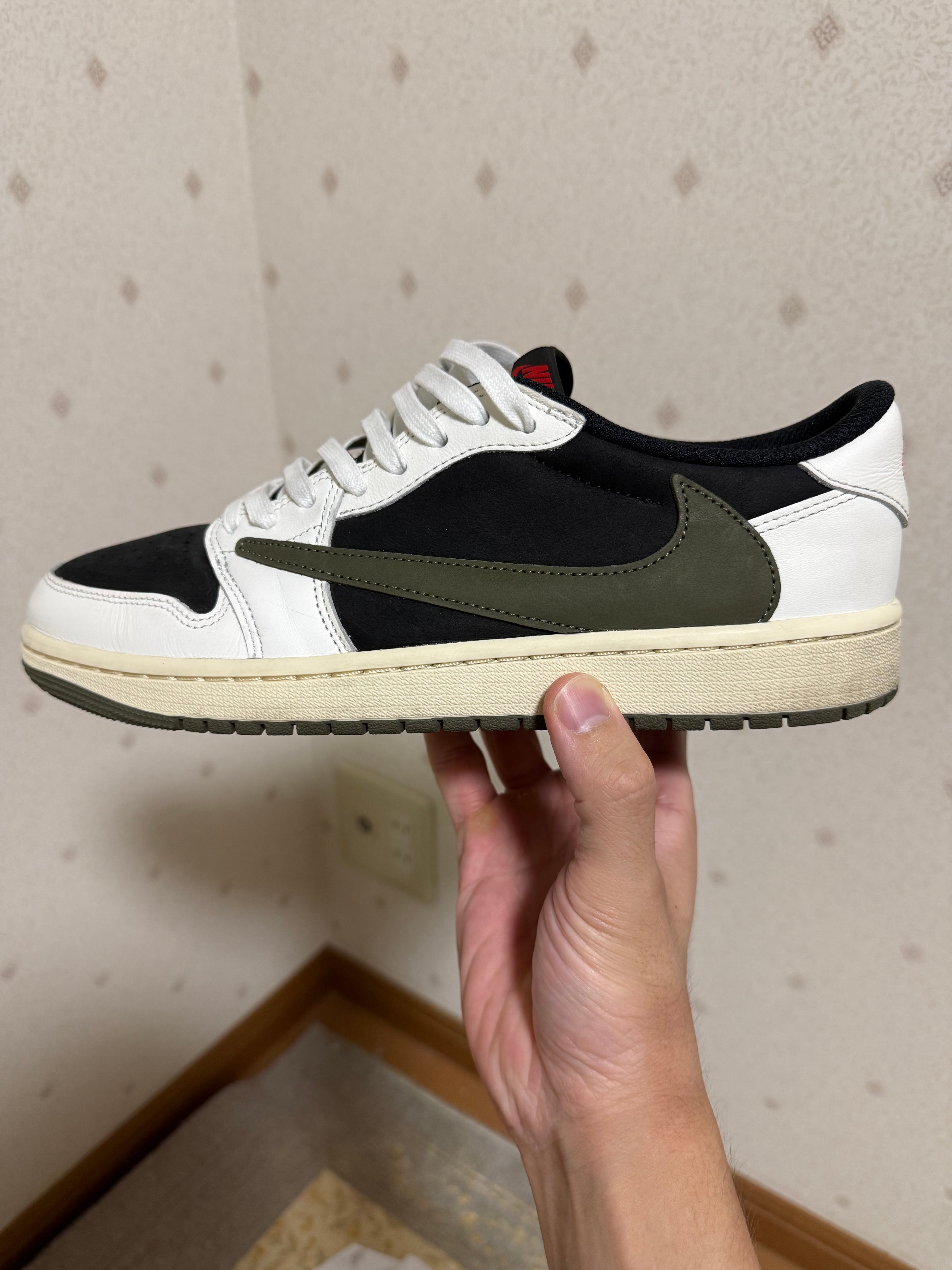 Travis Scott × Nike Women's Air Jordan 1 Low OG "Medium Olive"