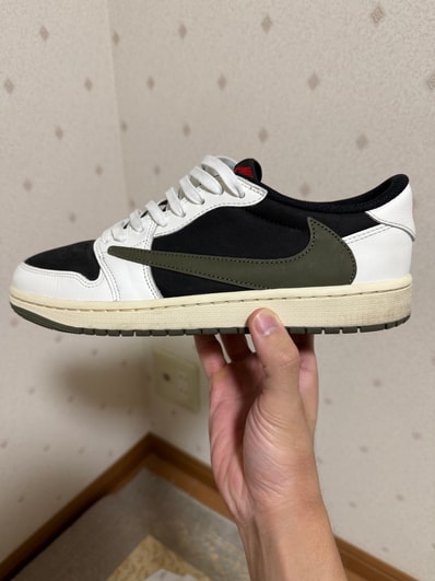 Travis Scott × Nike Women's Air Jordan 1 Low OG "Medium Olive"