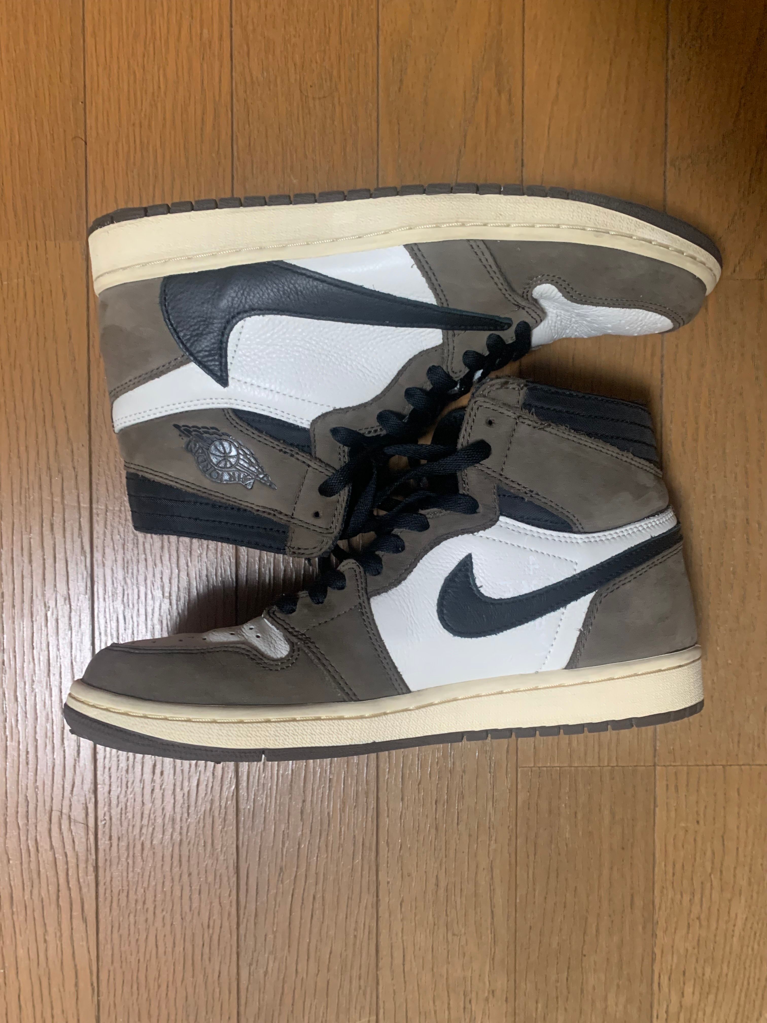 Travis Scott × Nike Air Jordan 1 Retro High OG TS SP "Sail/Dark Mocha"