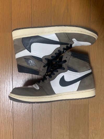 Travis Scott × Nike Air Jordan 1 Retro High OG TS SP "Sail/Dark Mocha"