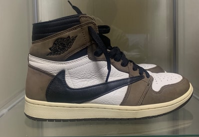 Travis Scott × Nike Air Jordan 1 Retro High OG TS SP "Sail/Dark Mocha"