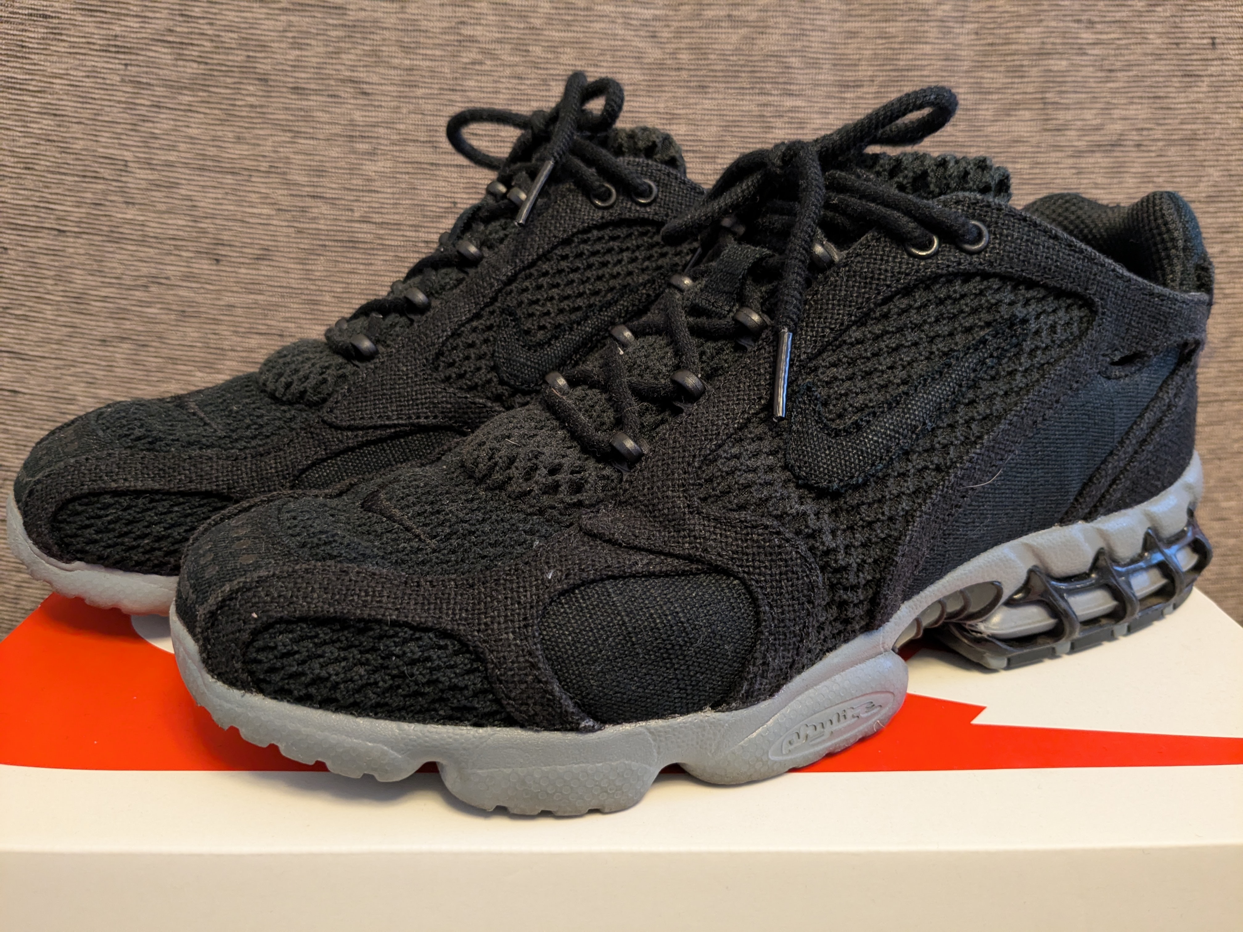 Stussy × Nike Air Zoom Spiridon Cage 2 "Black"