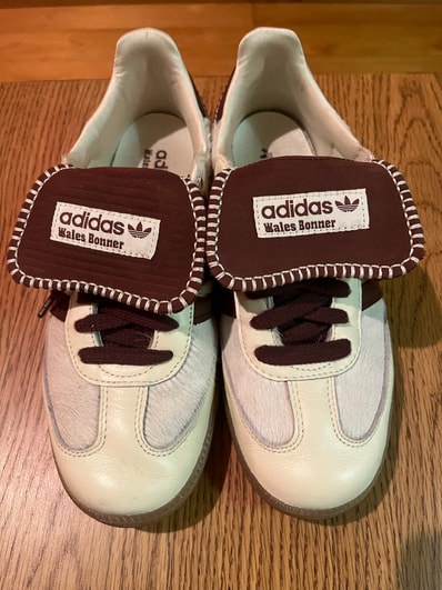 Wales Bonner × adidas Samba Pony Tonal Low "Cream White/Mystery Brown"