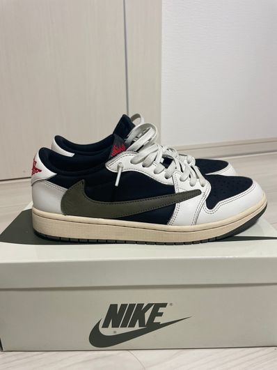 Travis Scott × Nike Women's Air Jordan 1 Low OG "Medium Olive"