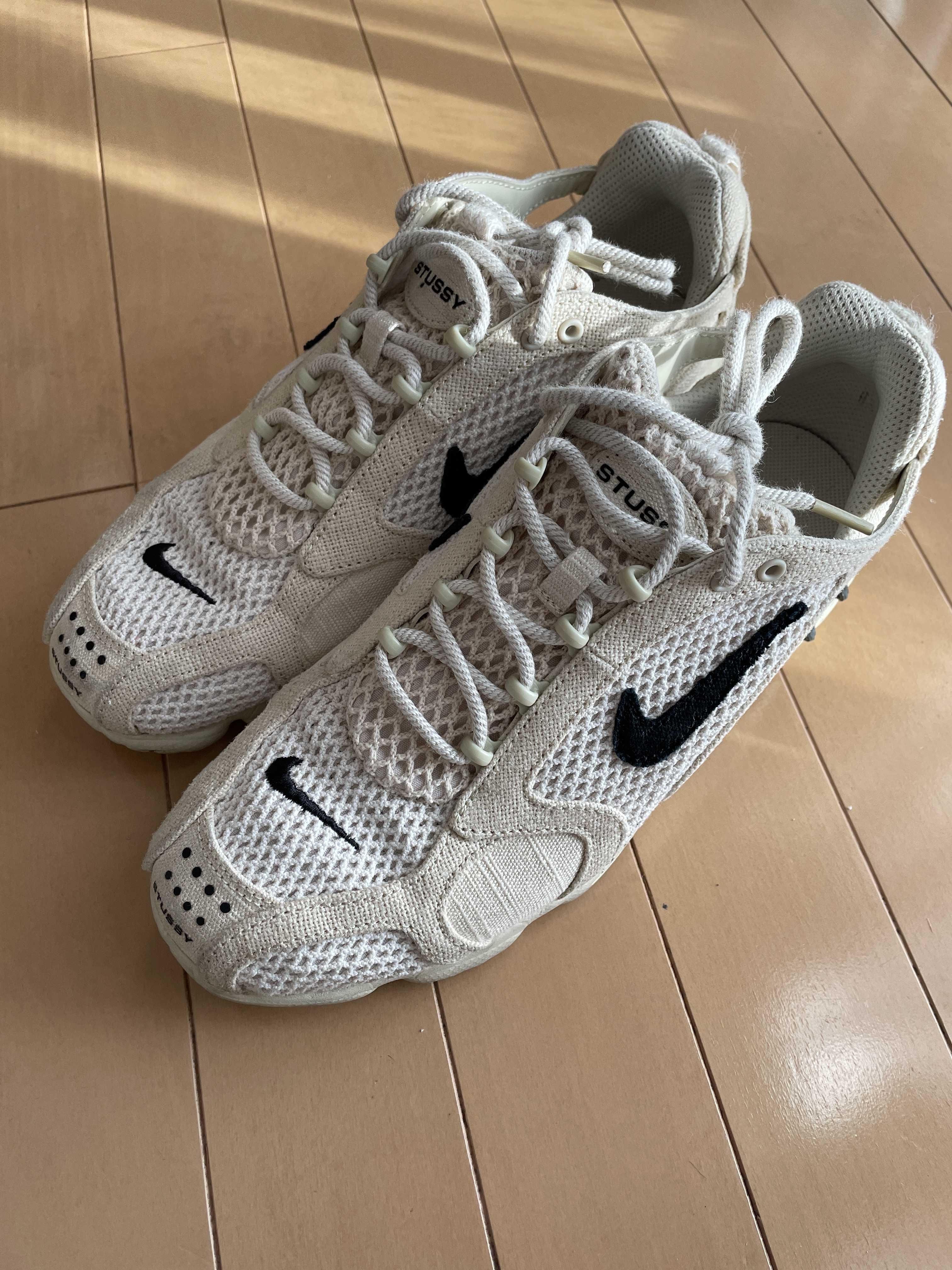 Stussy × Nike Air Zoom Spiridon CG 2 "Fossil/Black"