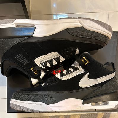 Nike Air Jordan 3 Retro Tinker "Black/Cement Grey"