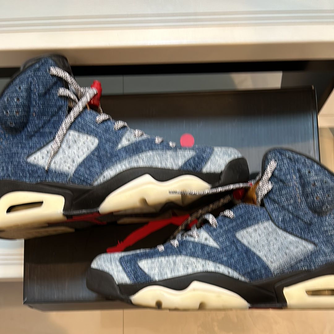 NIKE AIR JORDAN 6 "WASHED DENIM"