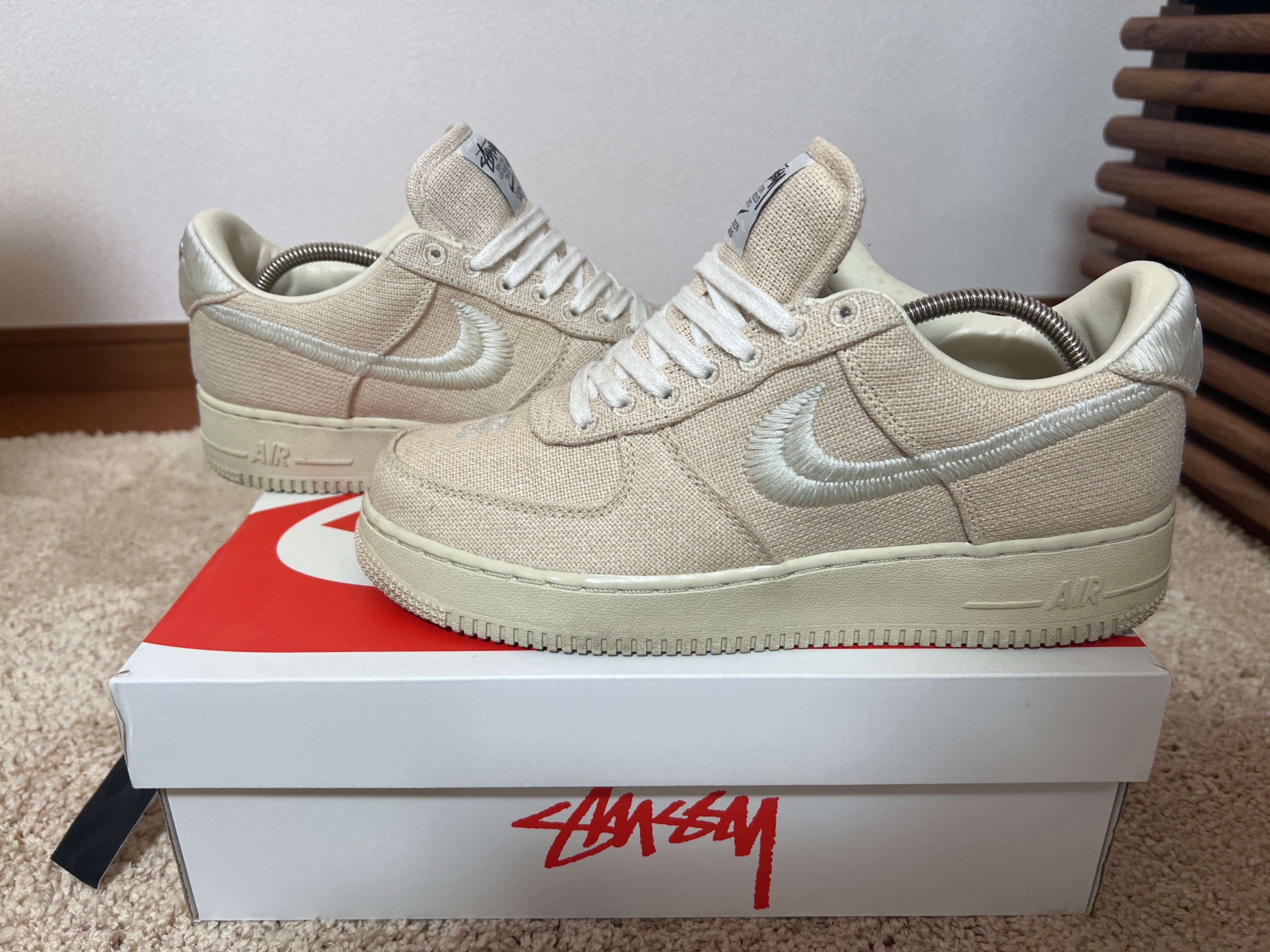Stussy × Nike Air Force 1 Low "Fossil Stone"