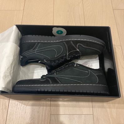 Travis Scott × Nike Air Jordan 1 Low OG SP "Black Phantom"
