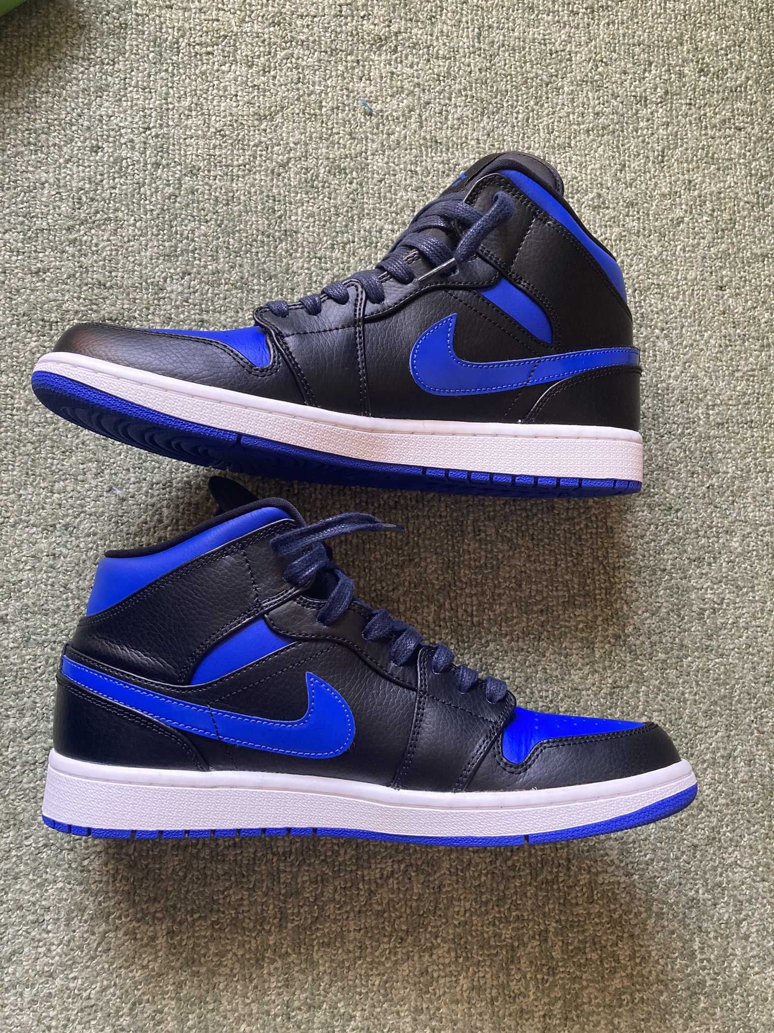 NIKE AIR JORDAN 1 MID "BLACK/BLUE"
