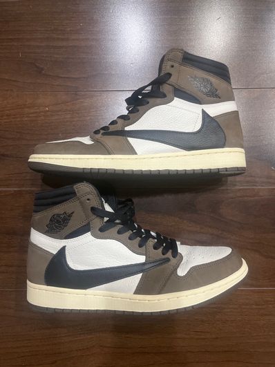 Travis Scott × Nike Air Jordan 1 Retro High OG TS SP "Sail/Dark Mocha"