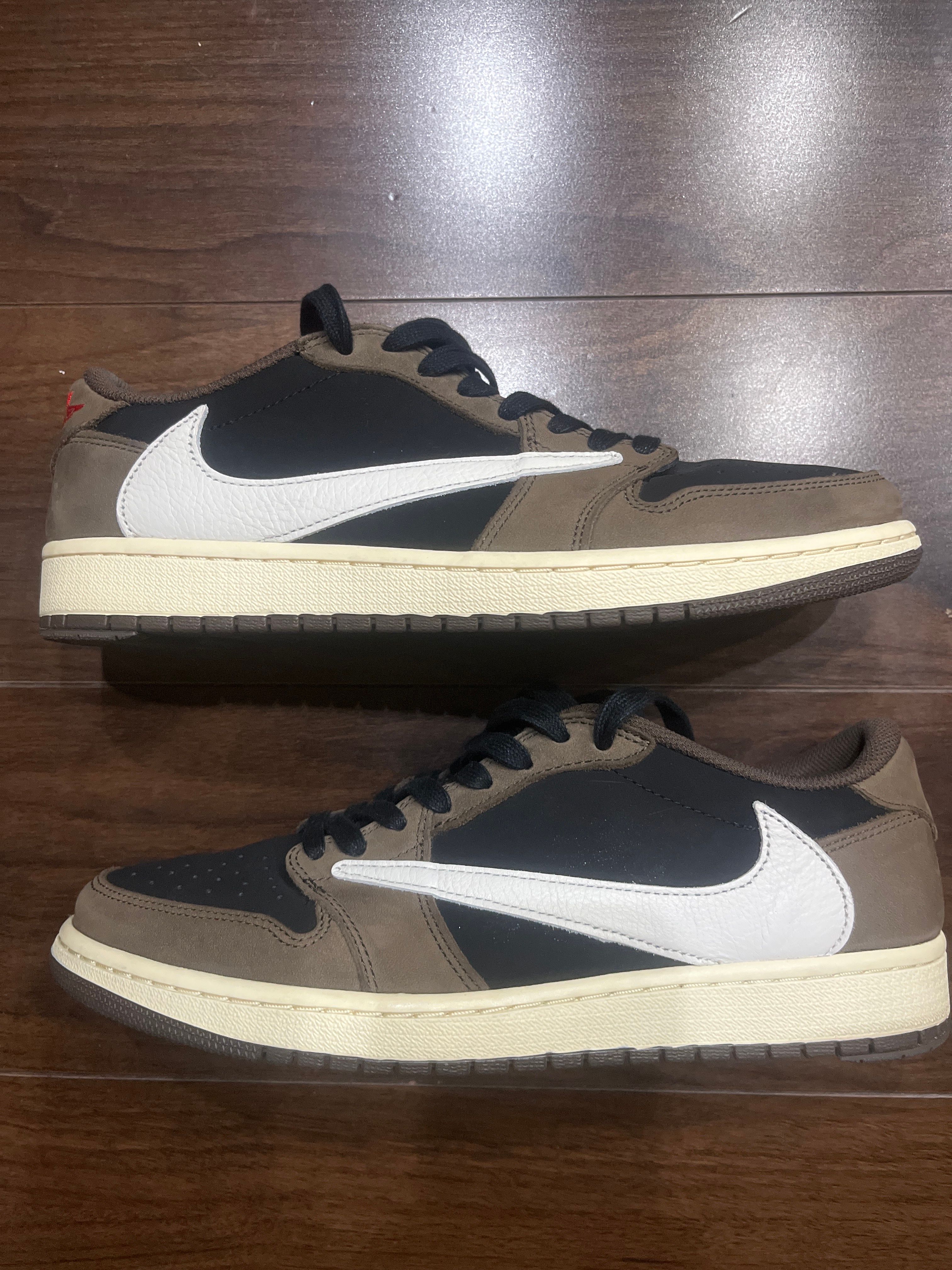Travis Scott × Nike Air Jordan 1 Low OG SP-T  "Black/Dark Mocha"