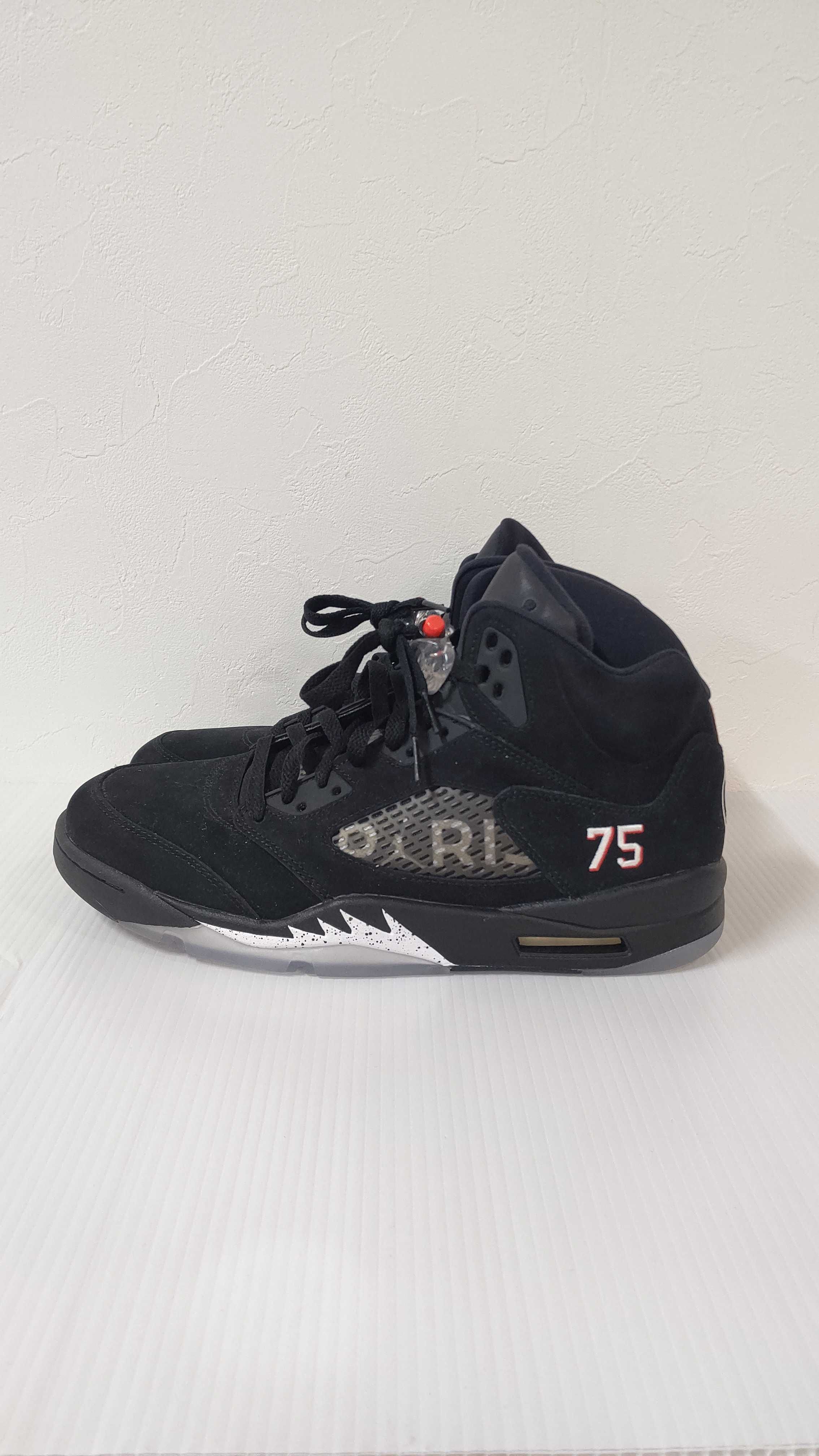 NIKE AIR JORDAN 5 PARIS SAINT-GERMAIN BLACK/CEMENT GREY