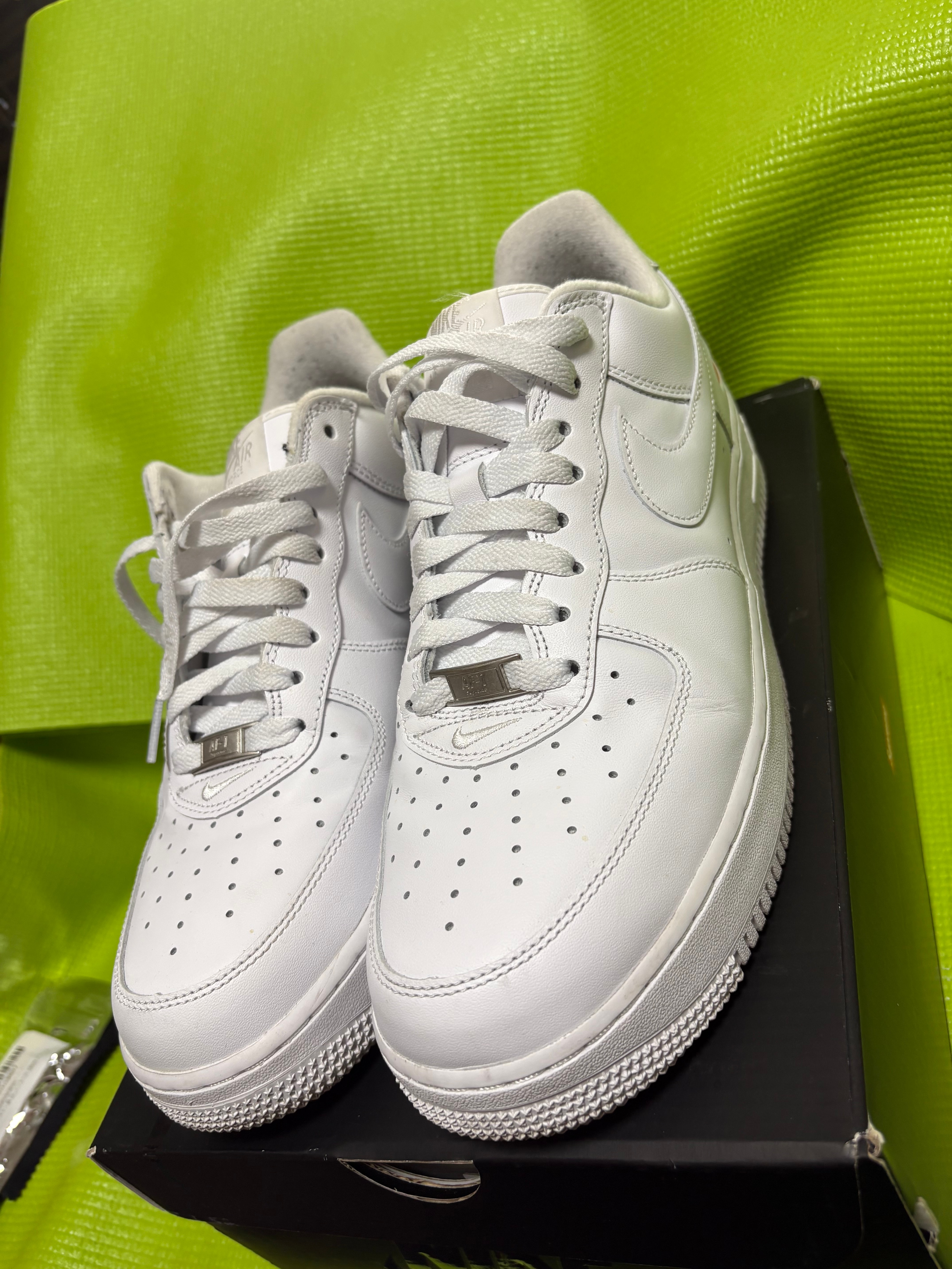 【27cm中古】Supreme✕ナイキ エアフォース1 ロー ホワイト Supreme × Nike Air Force 1 Low 