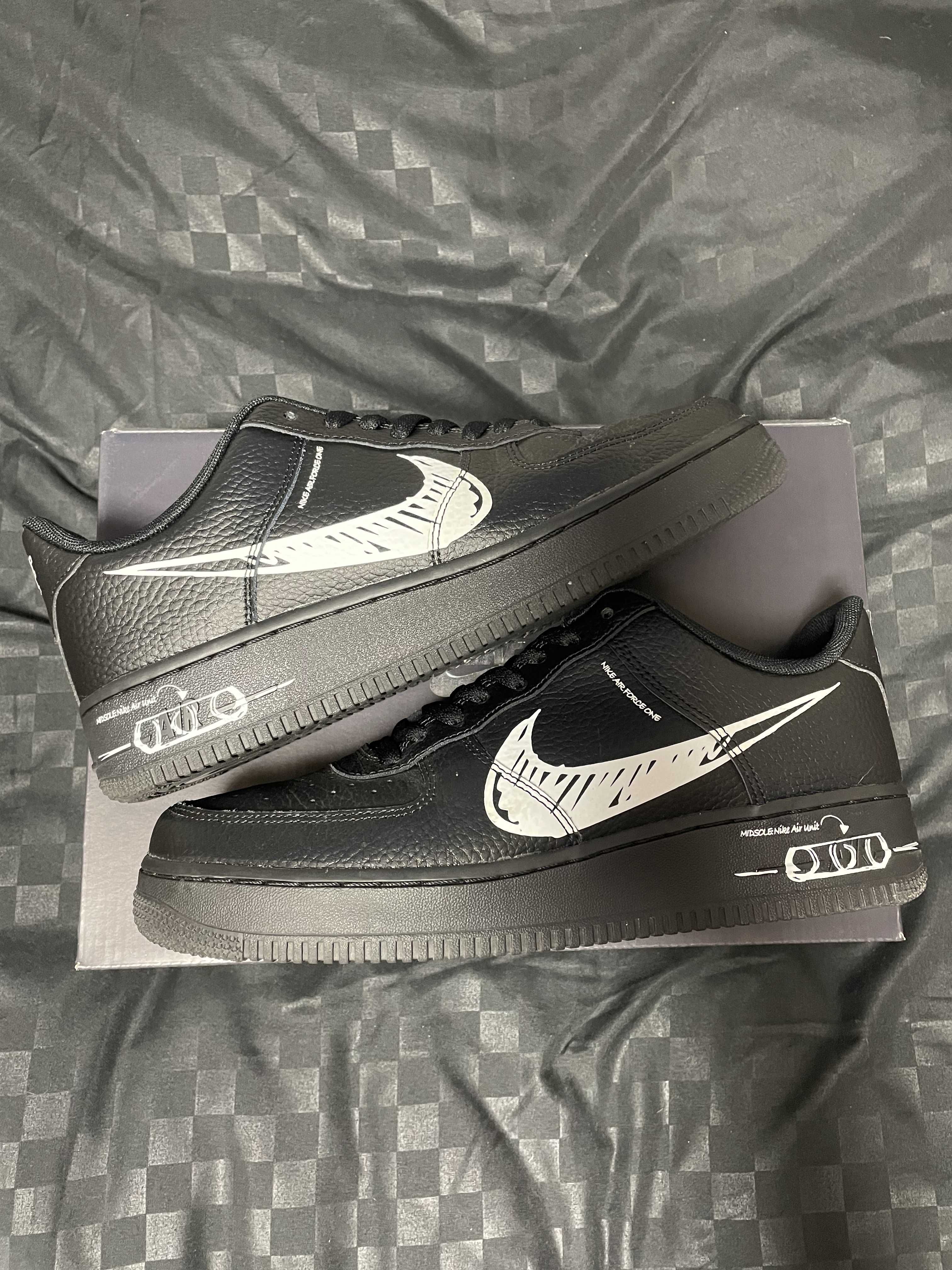 Nike Air Force 1 Low Lv8 Utility "White Sketch"