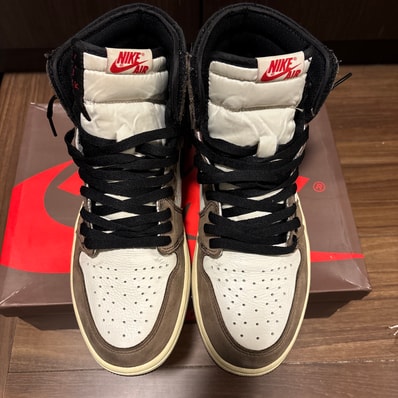 Travis Scott × Nike Air Jordan 1 Retro High OG TS SP "Sail/Dark Mocha"
