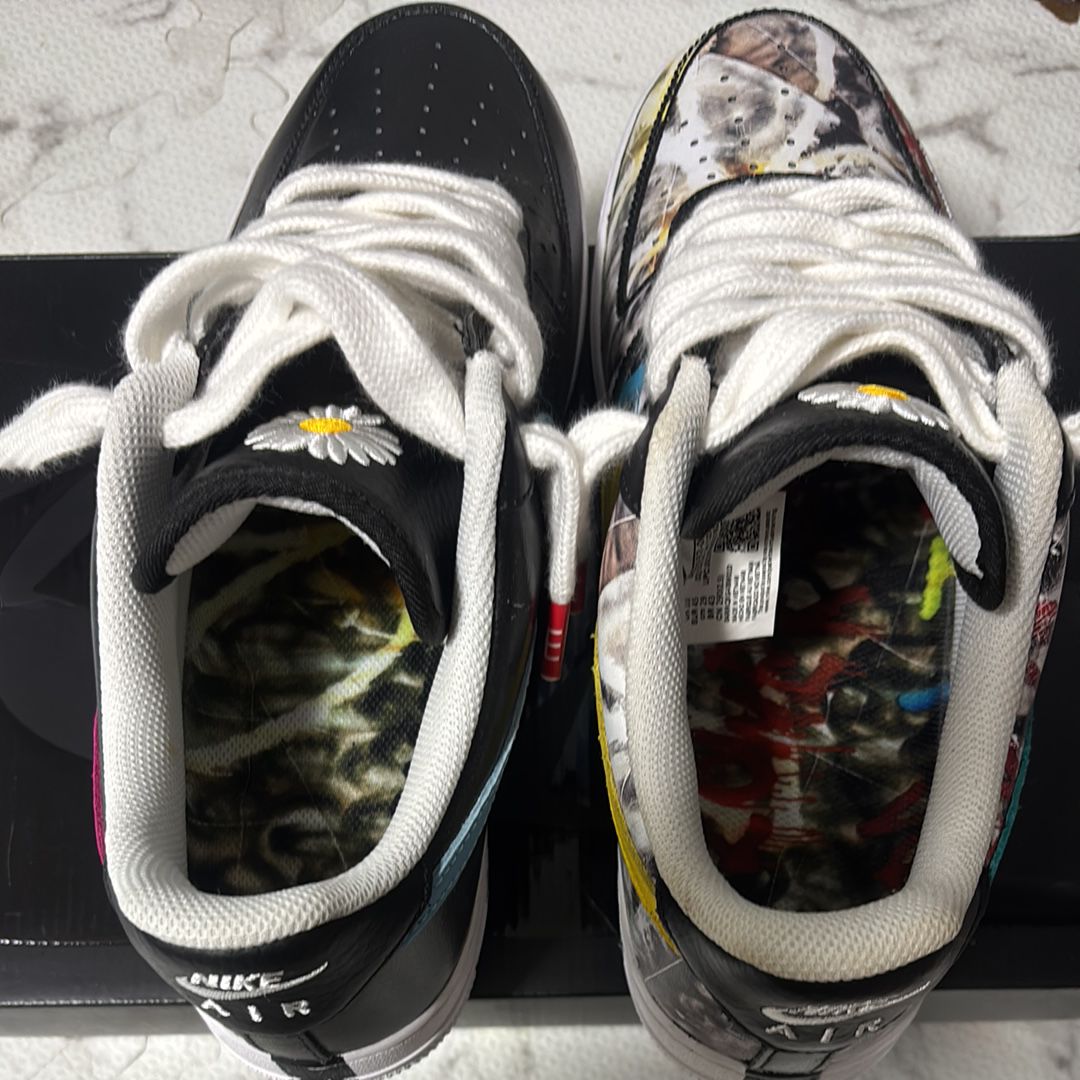 PEACEMINUSONE × Nike Air Force 1 Low '07 Para-Noise 3.0 "Black and Multi-Color" / G-DRAGON