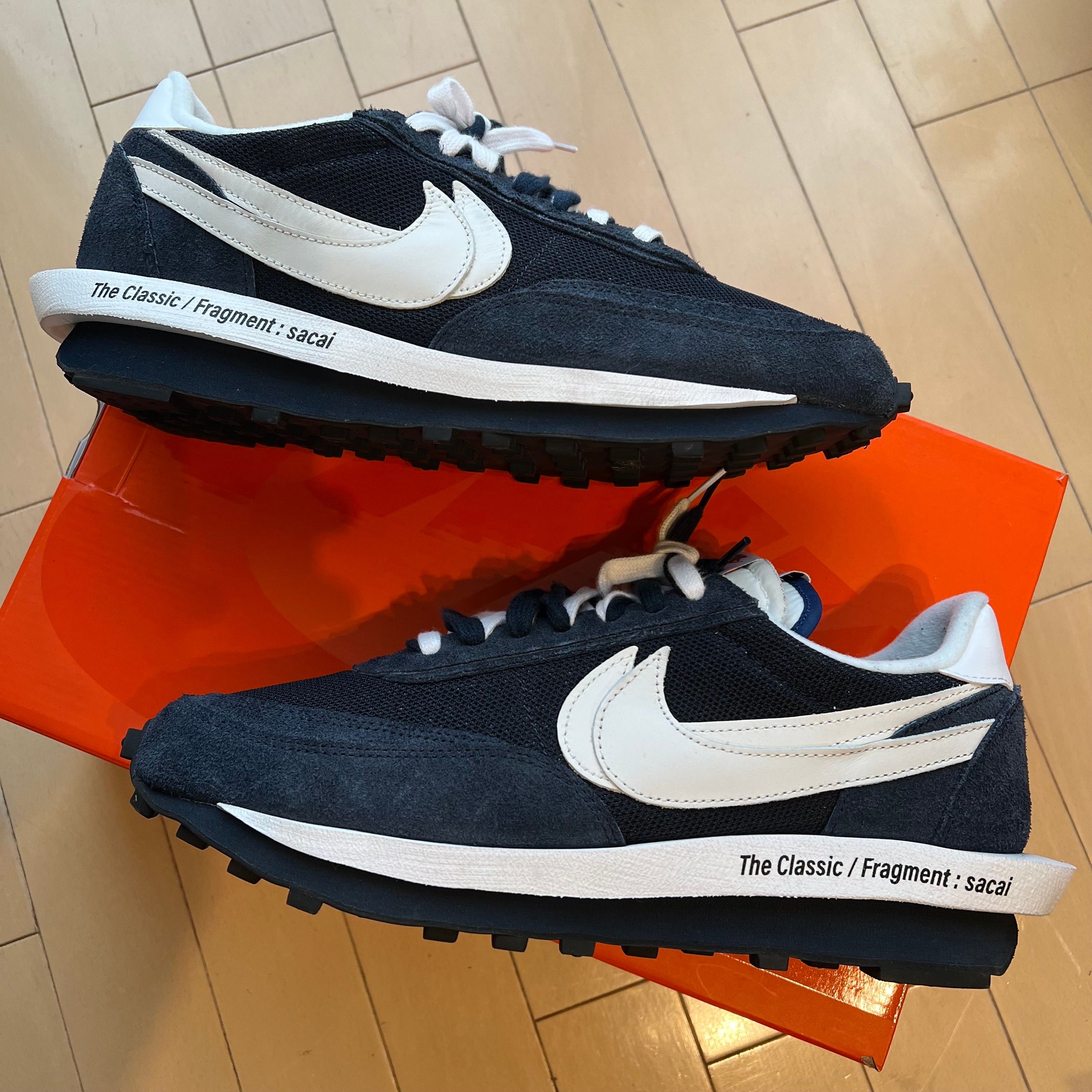 Fragment × sacai × Nike LD Waffle "Blackended Blue"