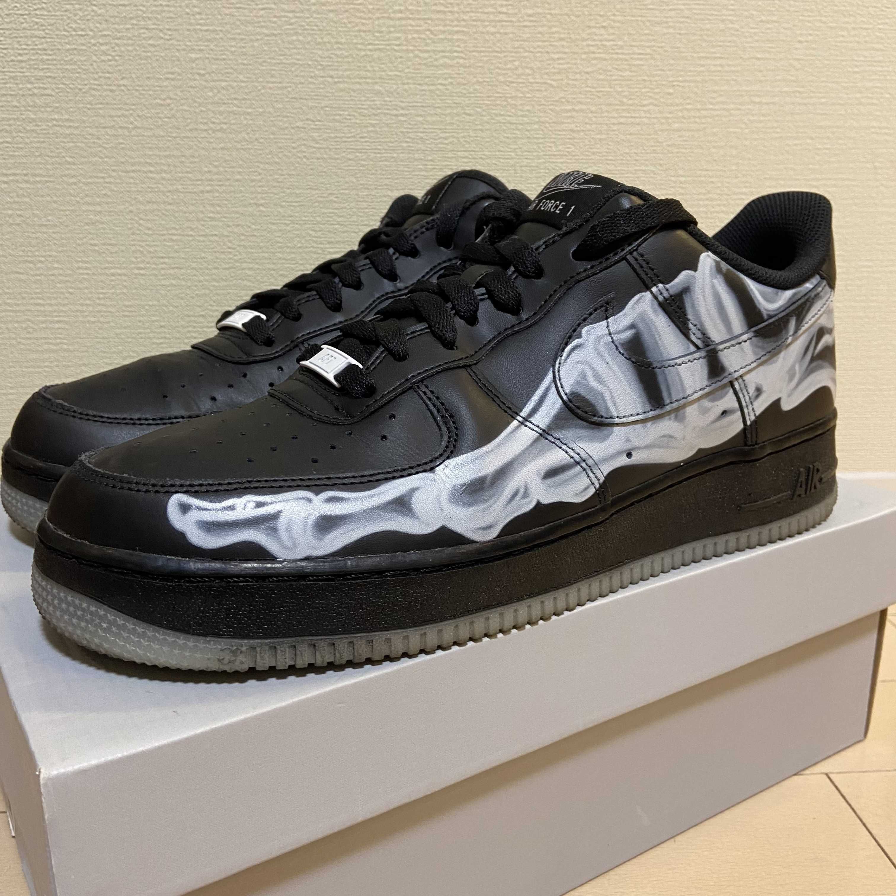 Nike Air Force 1 Low "Black Skeleton"