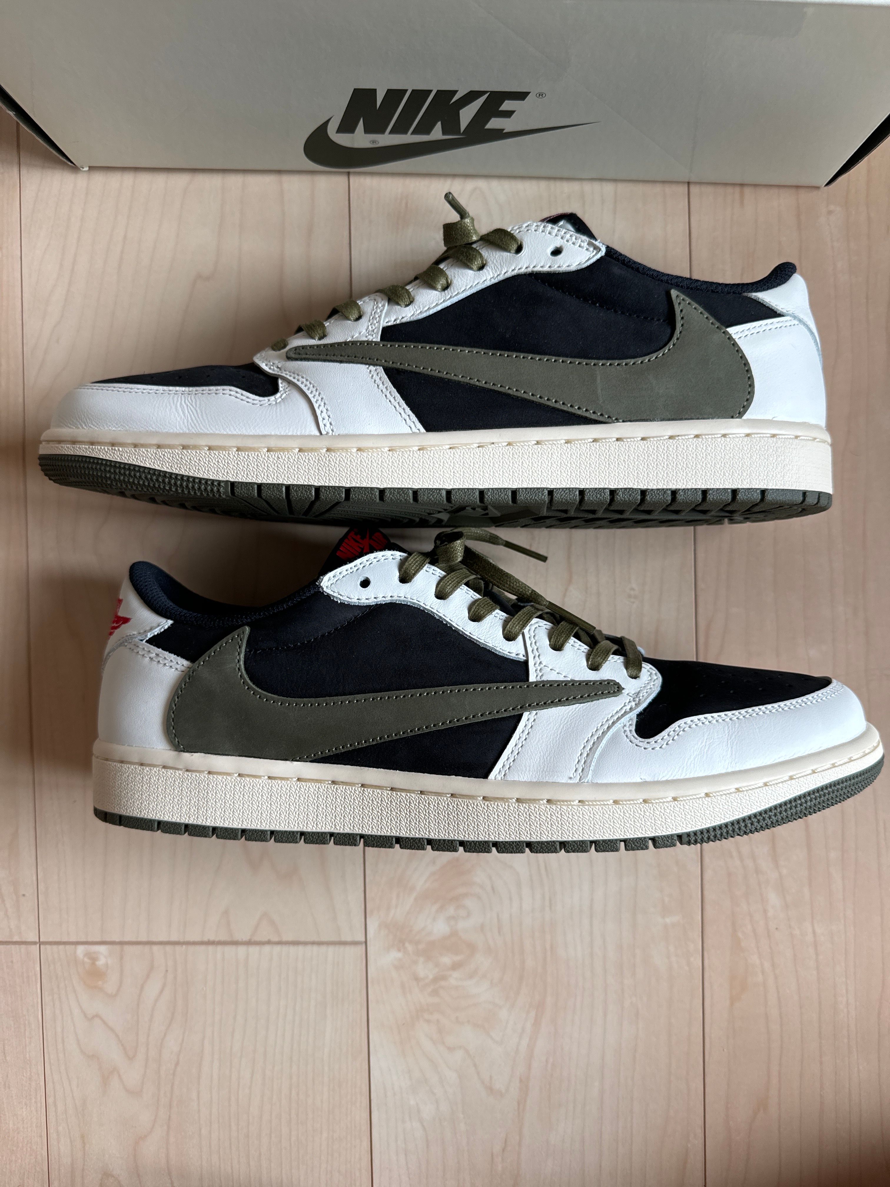 Travis Scott × Nike Women's Air Jordan 1 Low OG "Medium Olive"