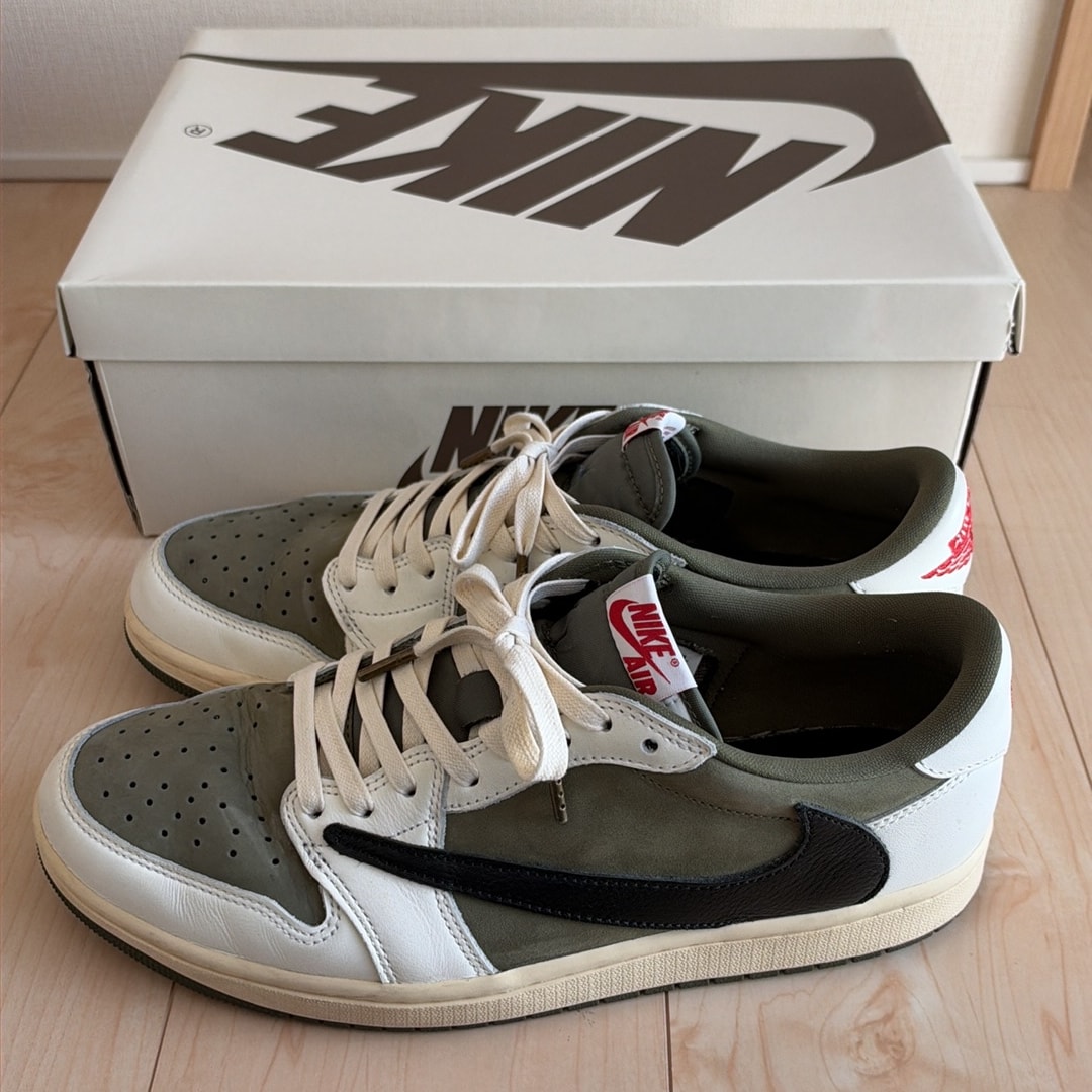 Travis Scott × Nike Air Jordan 1 Low OG SP "Reverse Olive"