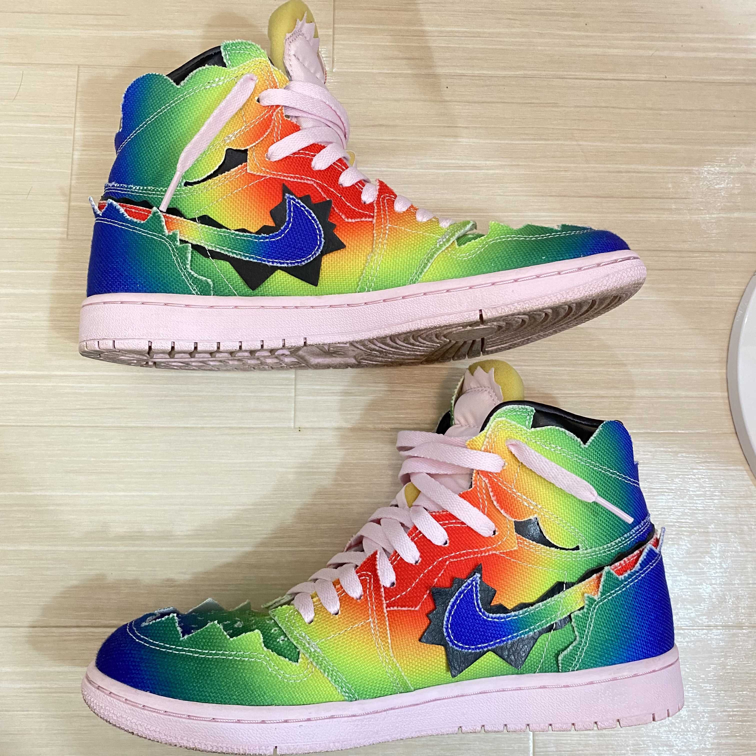 J Balvin × Nike Air Jordan 1 High OG "Rainbow"