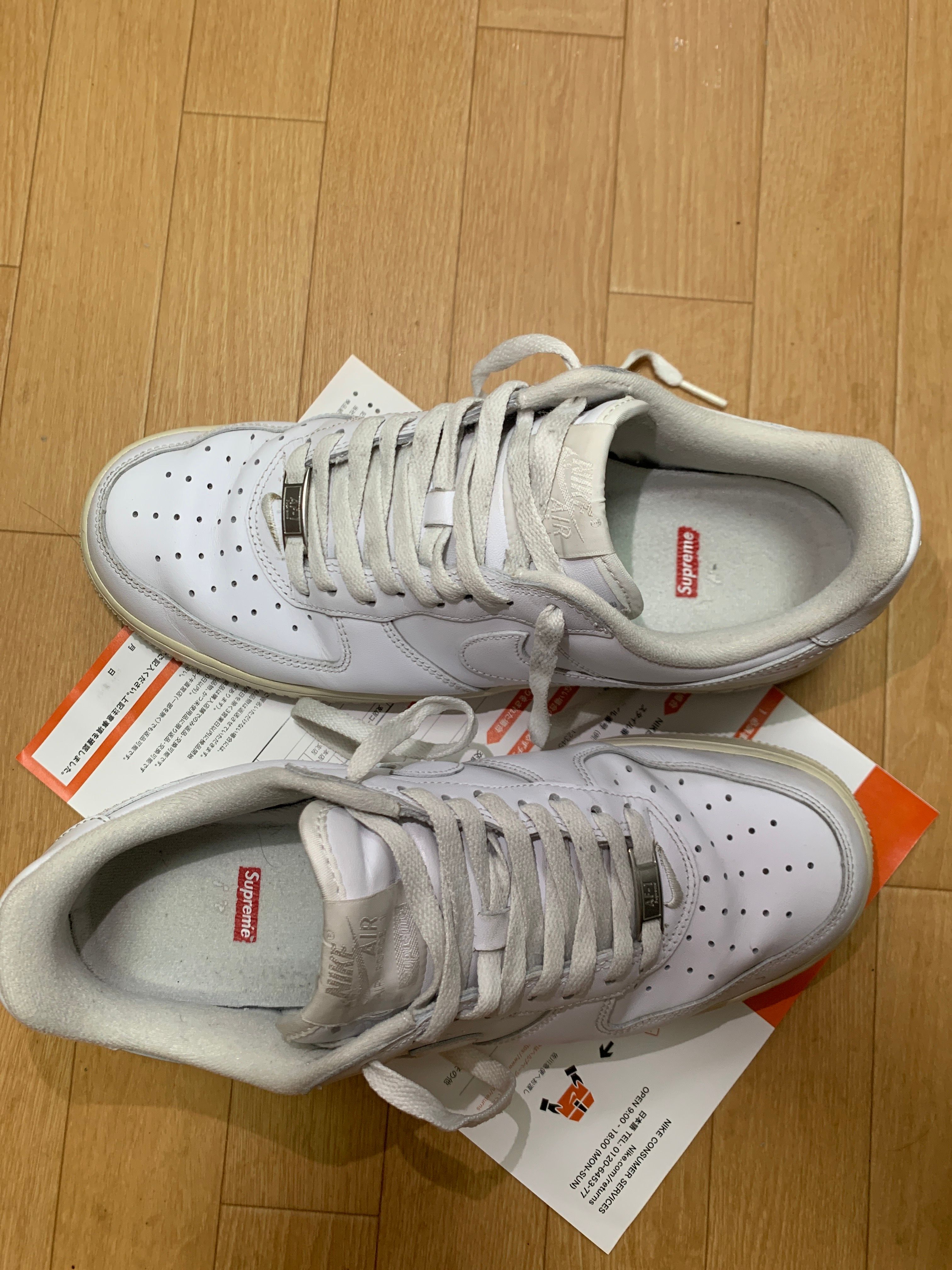 Supreme × Nike Air Force 1 Low "White"