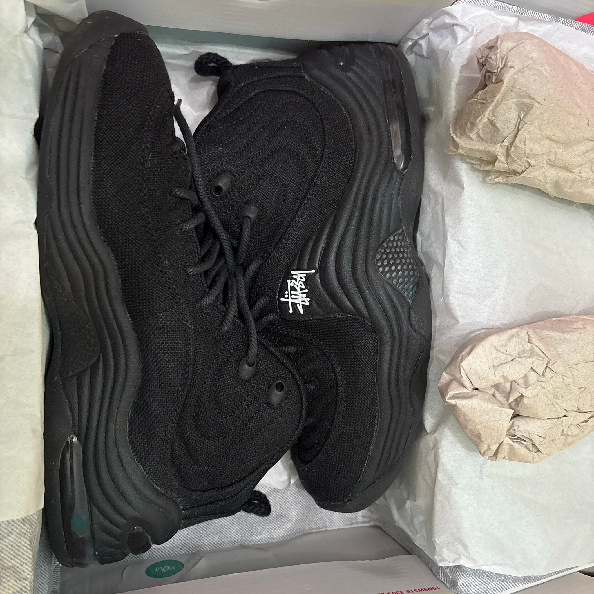 Stussy × Nike Air Penny 2 "Black"