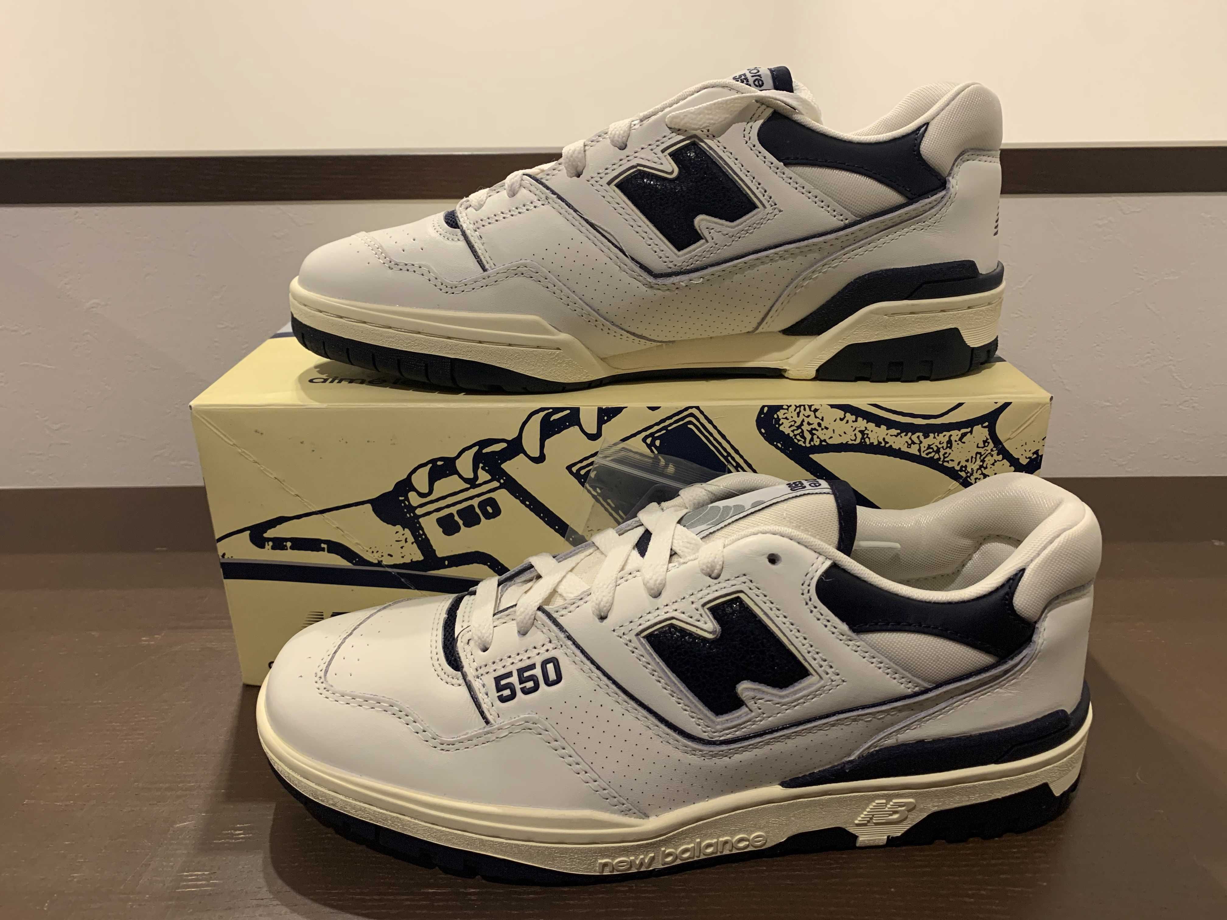 Aime Leon Dore × New Balance 550 "White Navy"