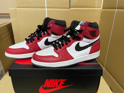 Spiderman × Nike Air Jordan 1 Origin Story "Gym Red/White/Photo Blue/Black"