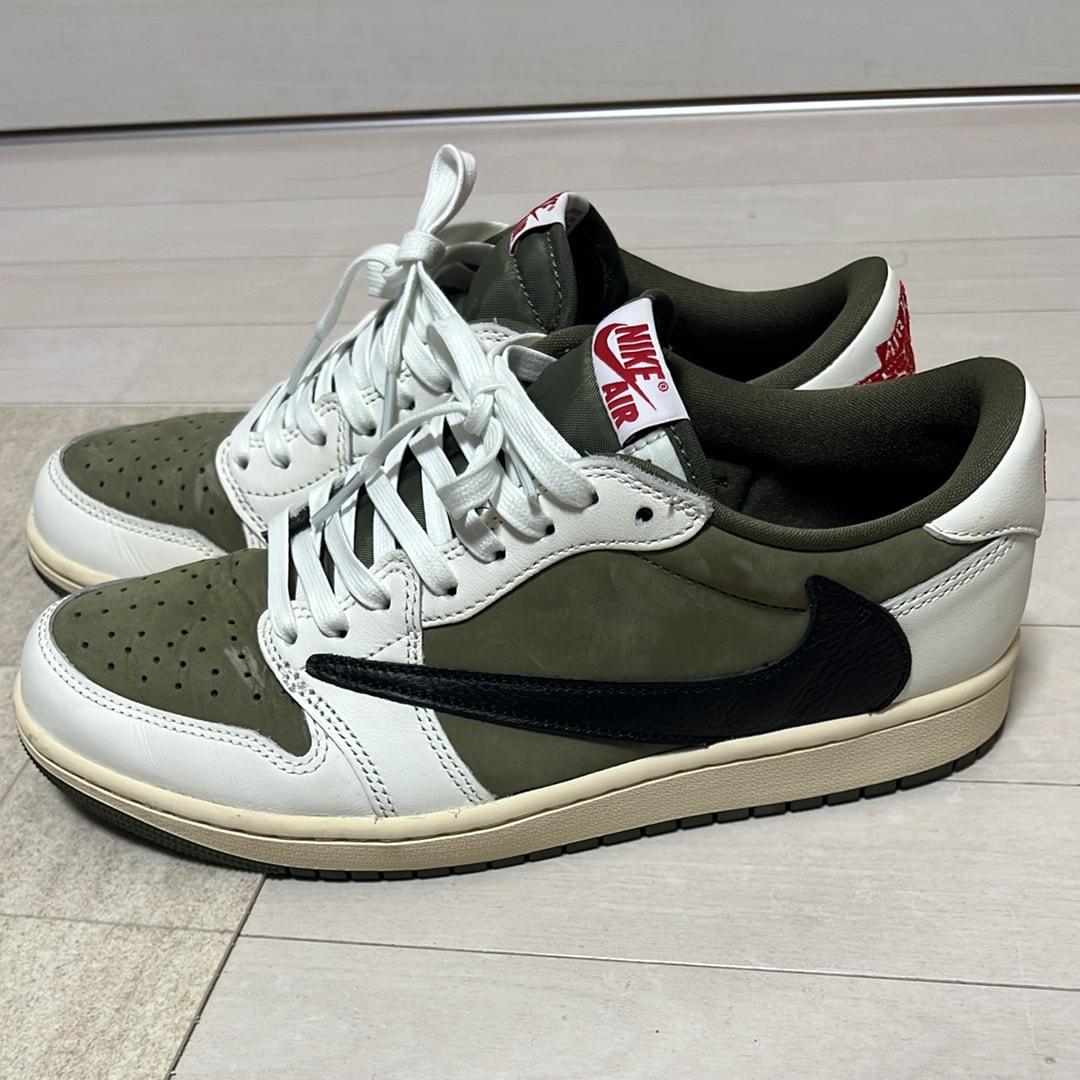 Travis Scott × Nike Air Jordan 1 Low OG SP "Reverse Olive"