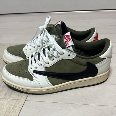 Travis Scott × Nike Air Jordan 1 Low OG SP "Reverse Olive"