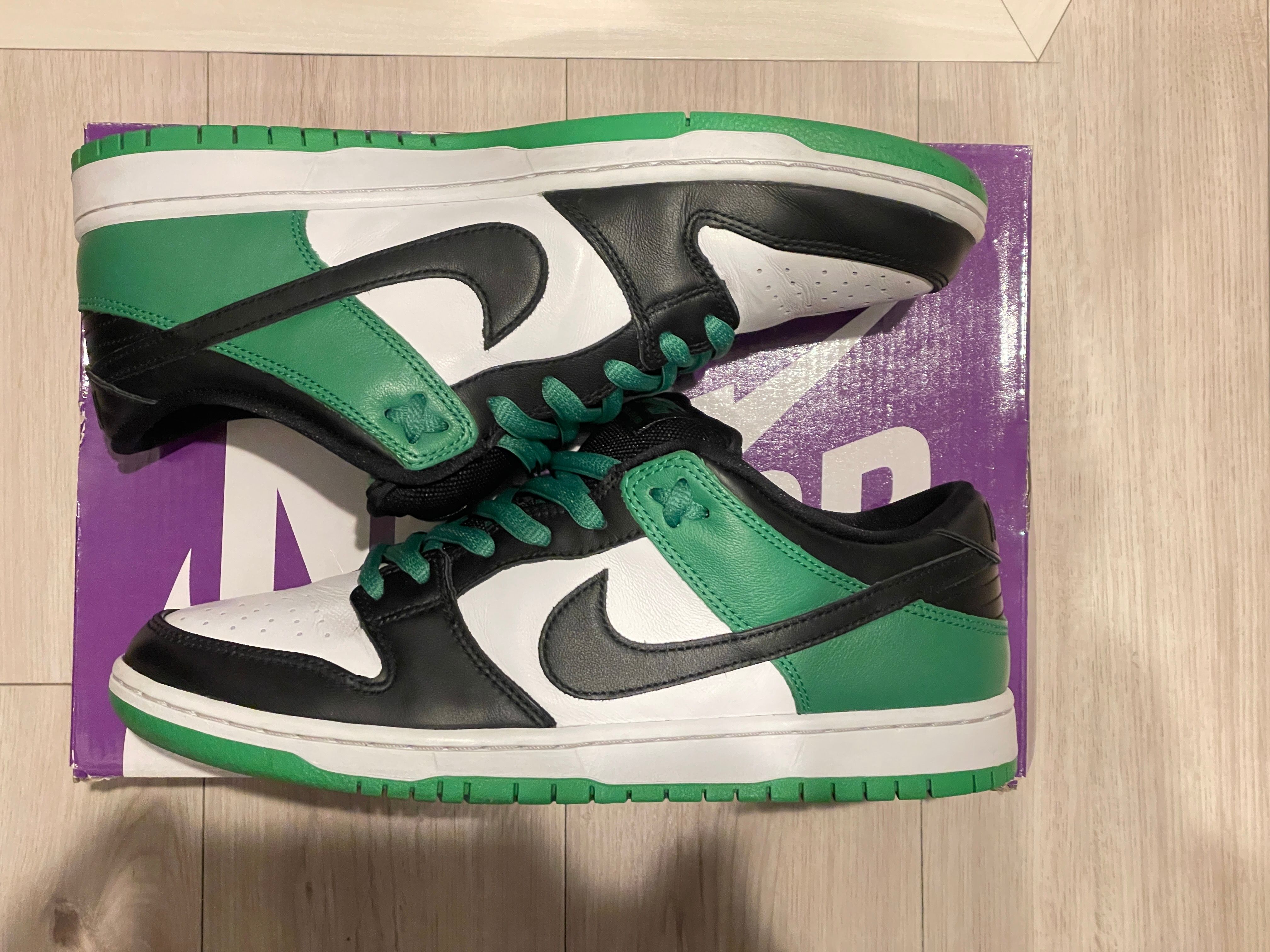 Nike SB Dunk Low Pro "Black and Classic Green"