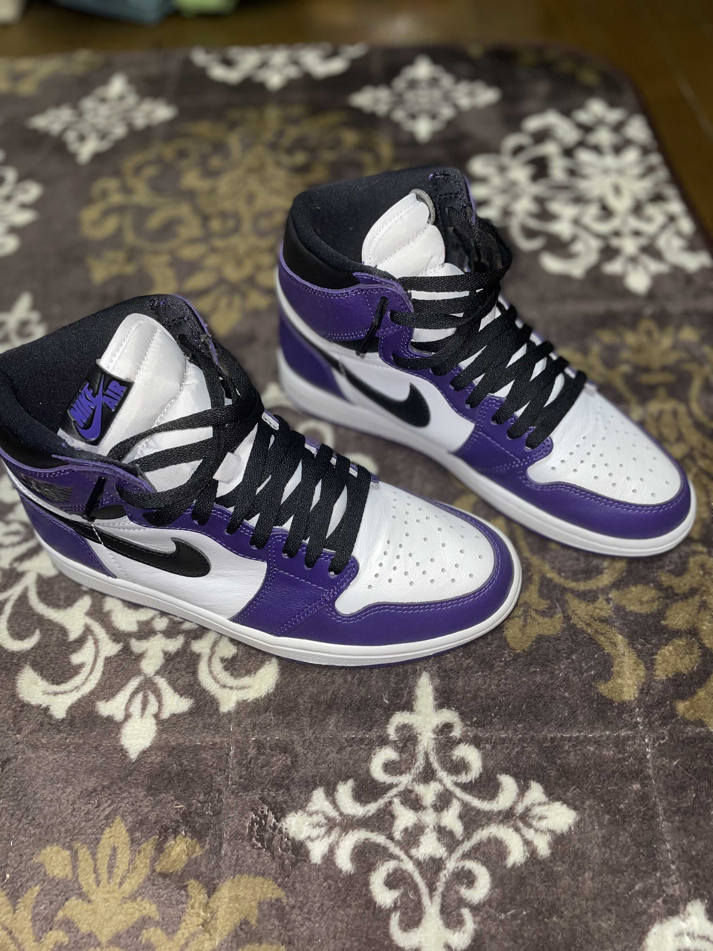 Nike Air Jordan 1 Retro High OG "Court Purple White/Black" (2020)