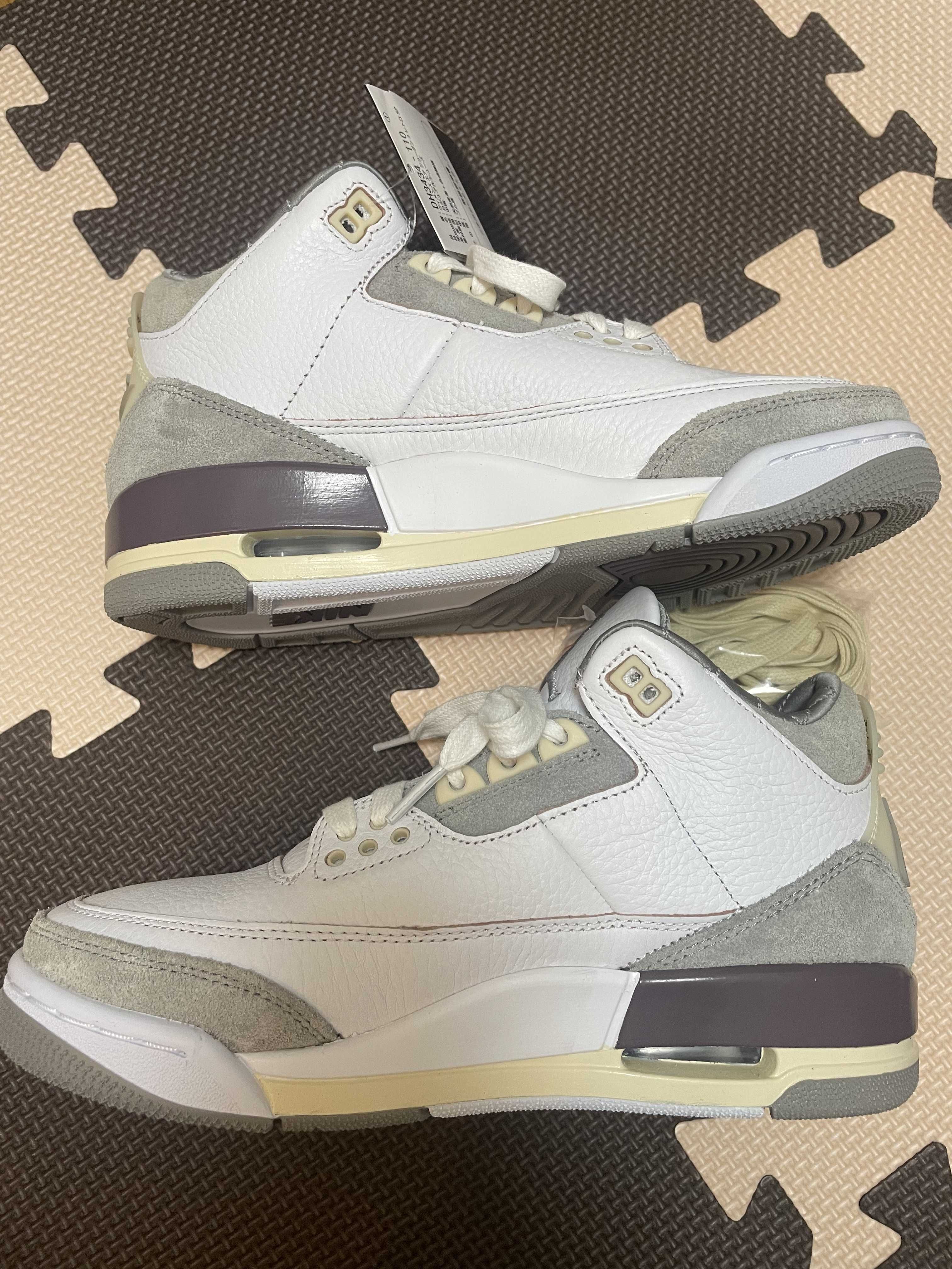 A Ma Maniere × Nike Women's Air Jordan 3 Retro SP "White/Medium Grey Violet Ore"