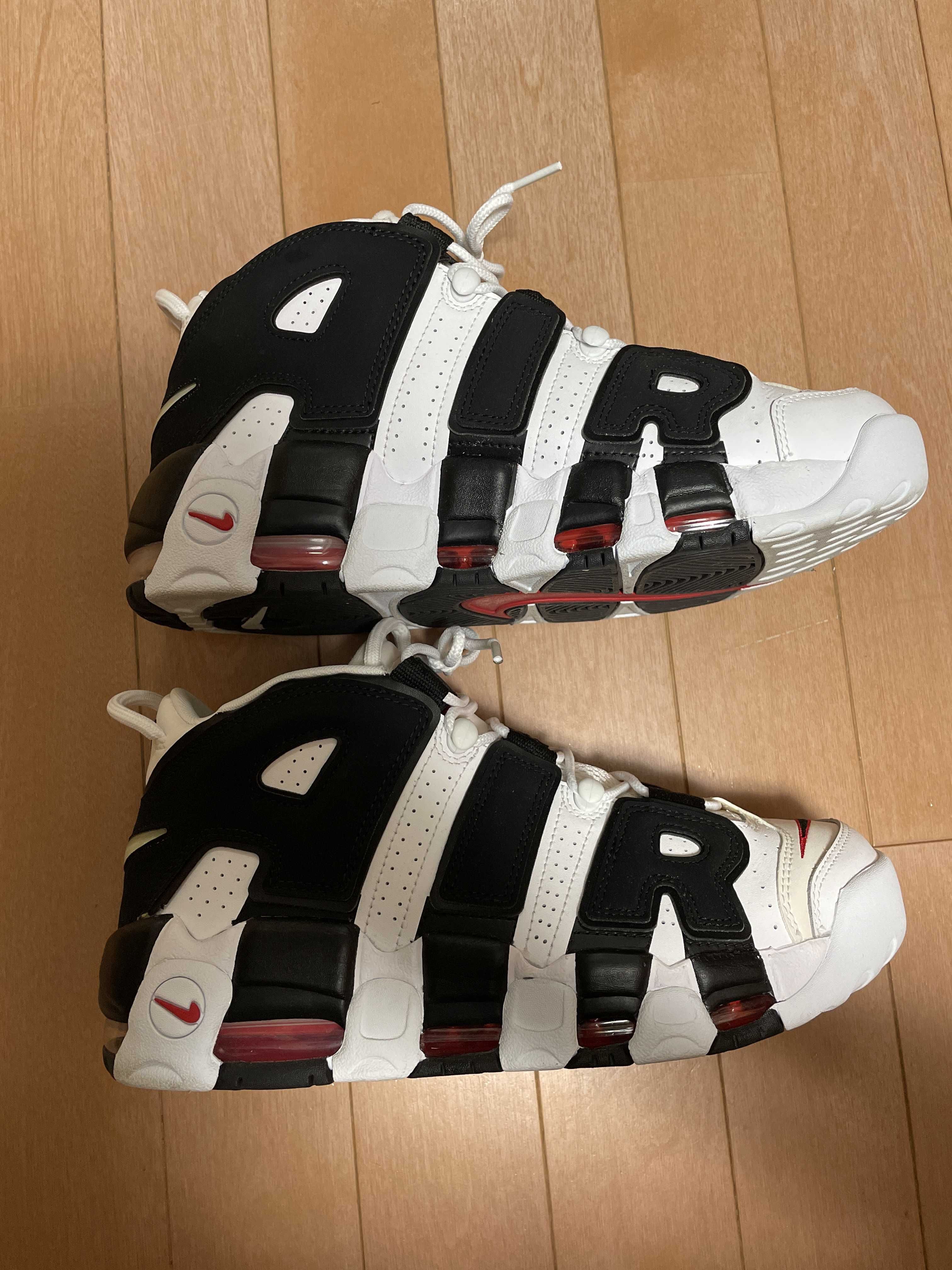 Nike Air More up Tempo "White/Black/University Red"(~2018)