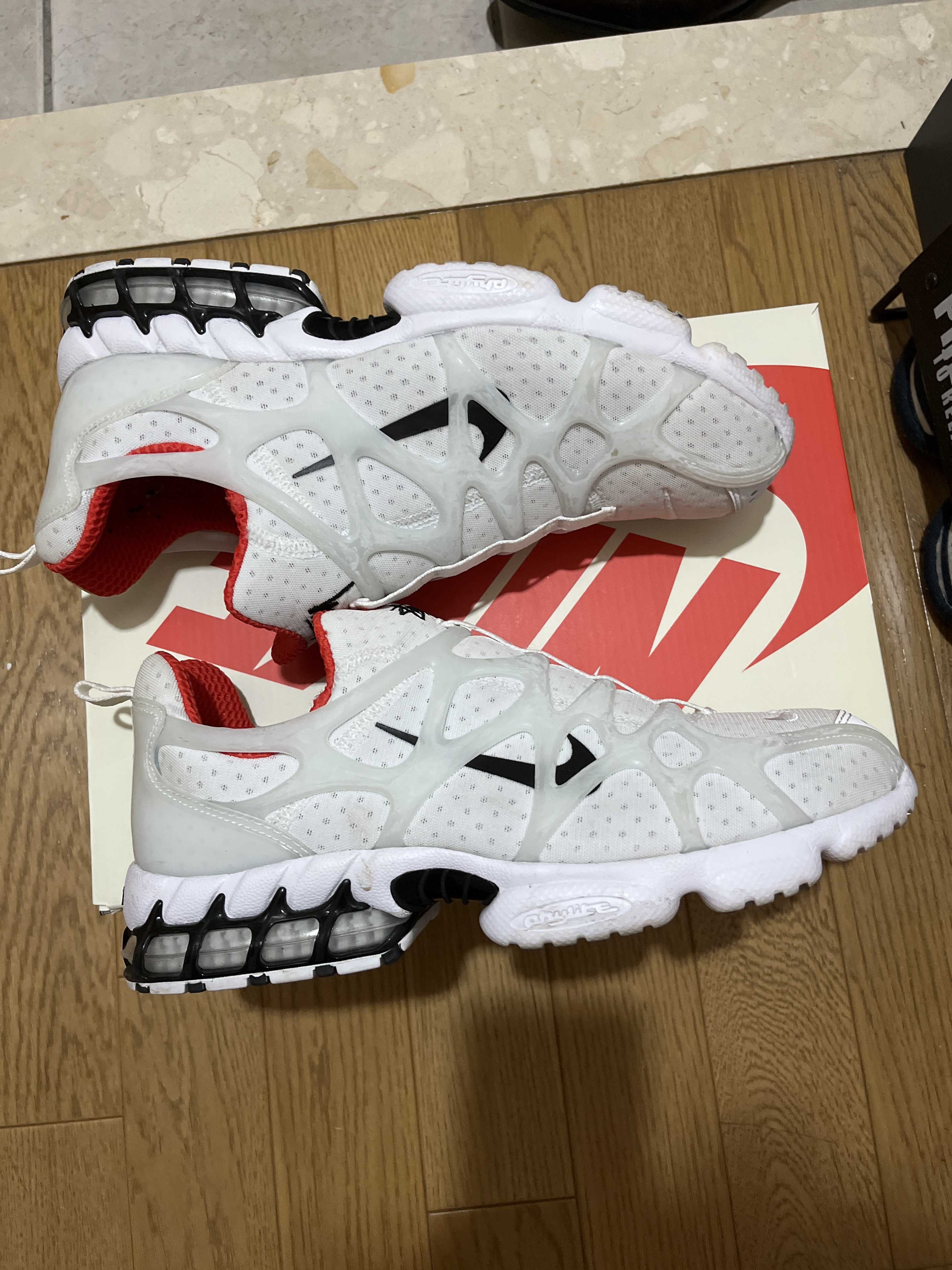 Stussy × Nike Air Zoom Kukini "White/Red"