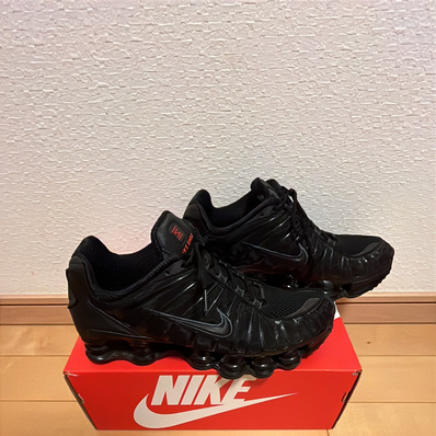 Nike Shox TL "Black/Metallic Hematite/Max Orange/Black"