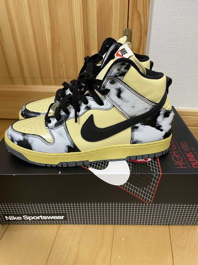 Nike Dunk High "Black Acid Wash"