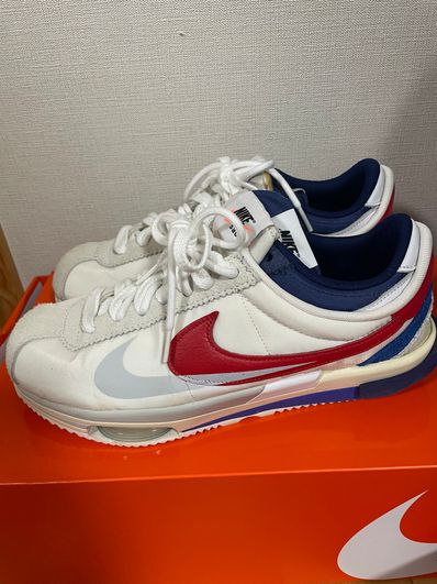 sacai × Nike Zoom Cortez "White and University Red"