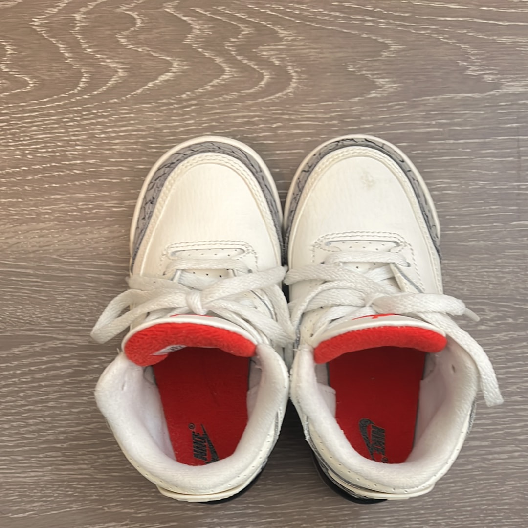 Nike TD Air Jordan 3 Retro "White Cement Reimagined"