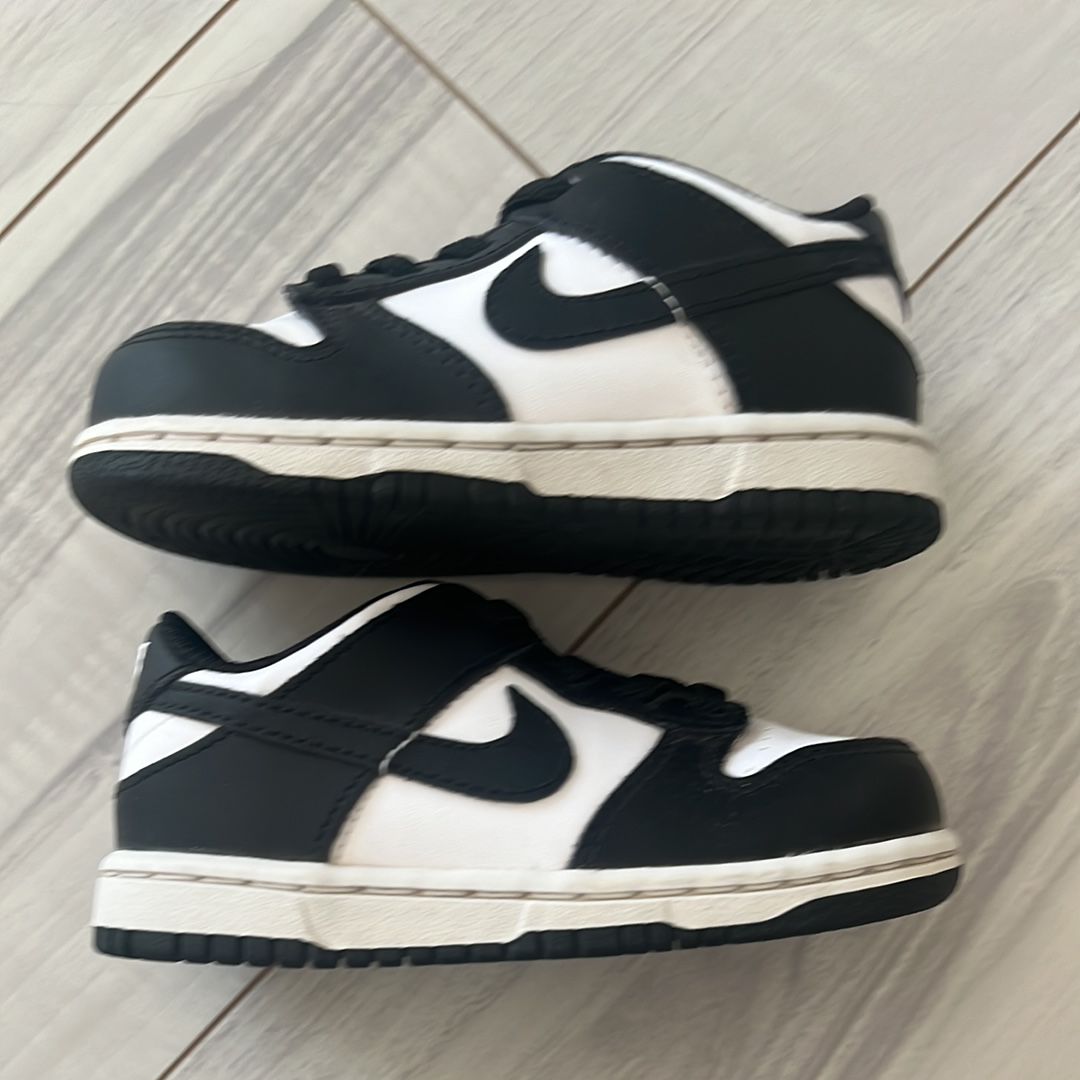 Nike TD Dunk Low "White/Black"