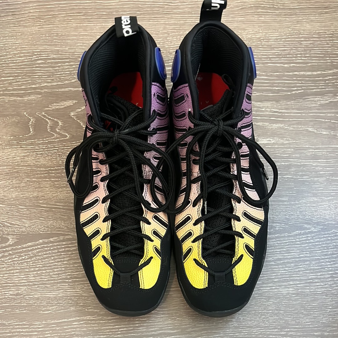 Supreme × Nike Air Bakin "Black/Multi"