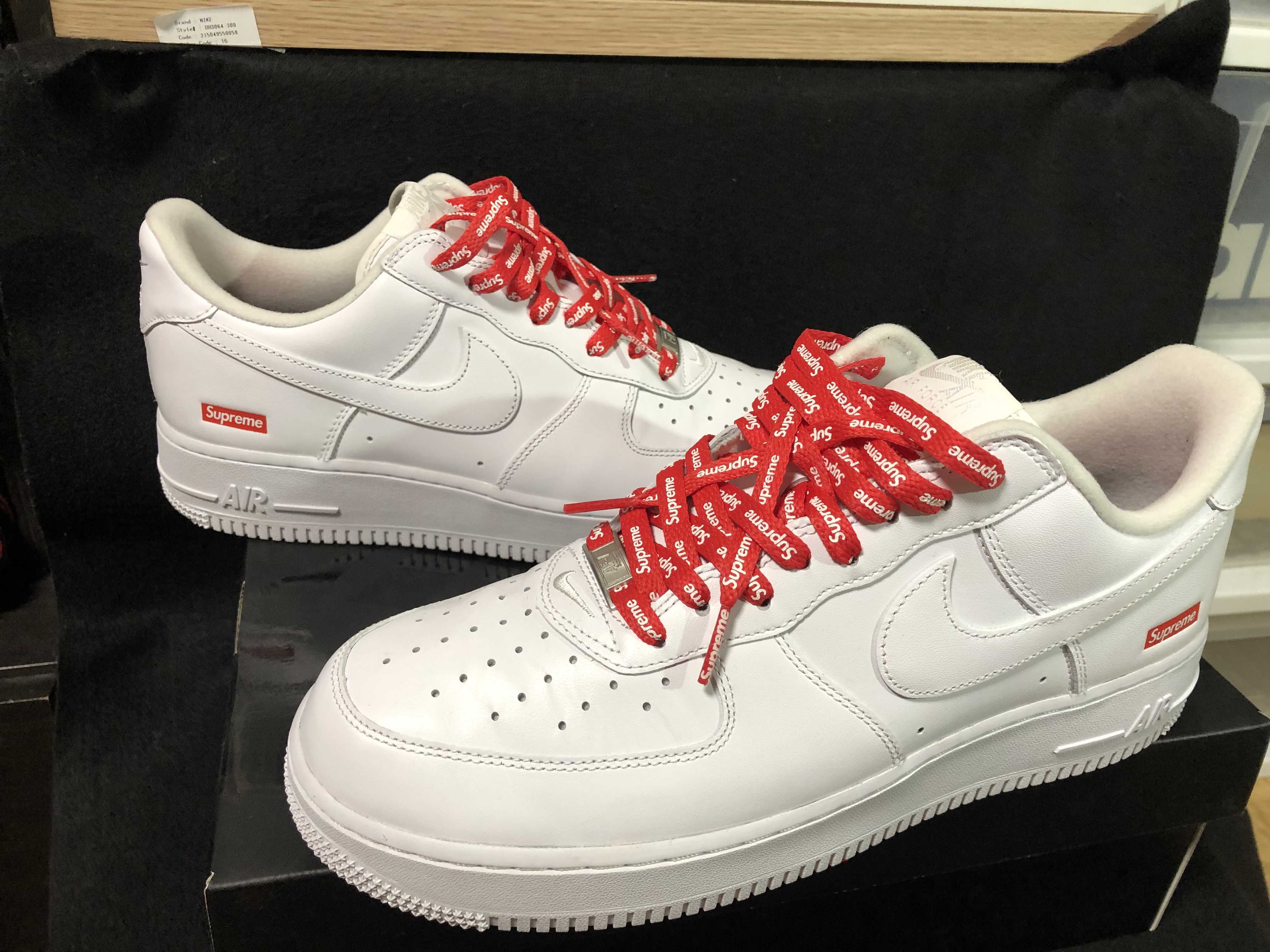 Supreme × Nike Air Force 1 Low "White"