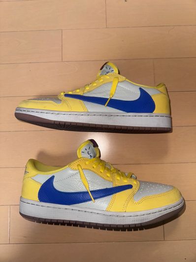 Travis Scott × Nike Women's Air Jordan 1 Retro Low OG "Canary"