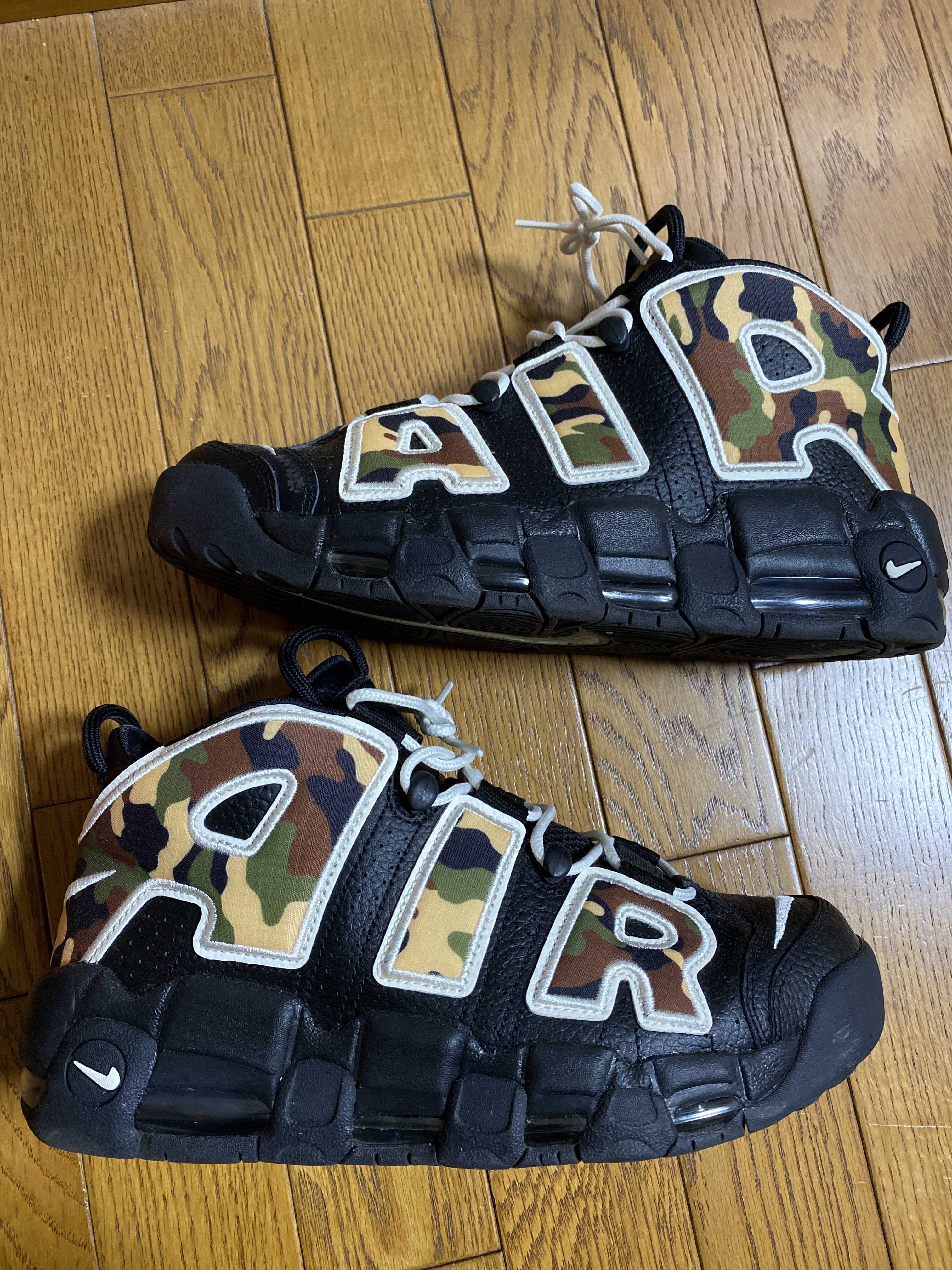 NIKE AIR MORE UPTEMPO "BLACK CAMO"