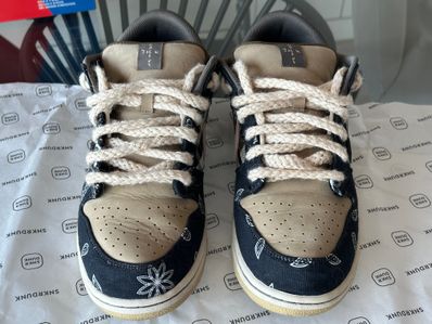 Travis Scott × Nike SB Dunk Low "Black/Parachute Beige"